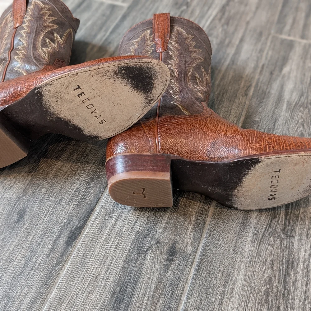 Tecovas Brown Leather Cowboy Boots - The Weston - Picture 7 of 7